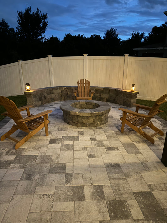 Seating Walls and Fire Pits